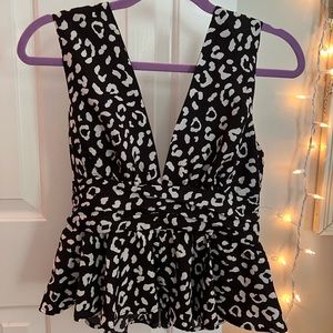 Fab’rik black and white top